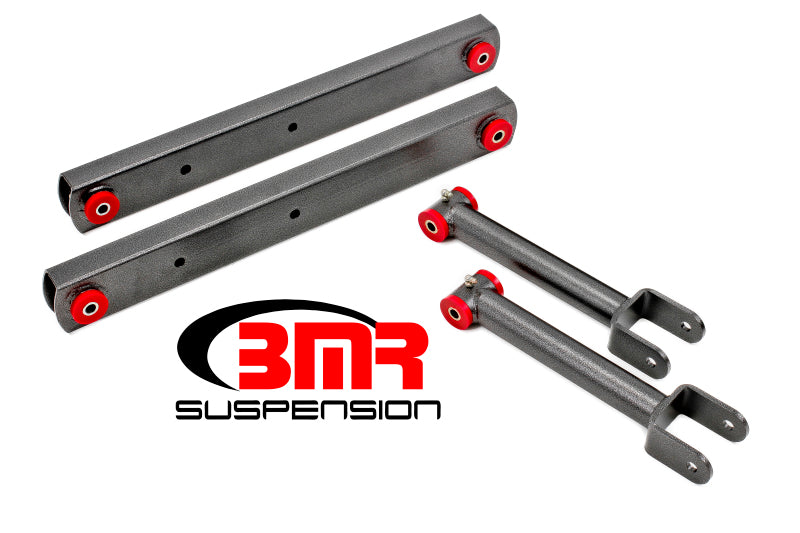 BMR 64-67 A-Body Non-Adj. Rear Suspension Kit - Black Hammertone BMR Suspension