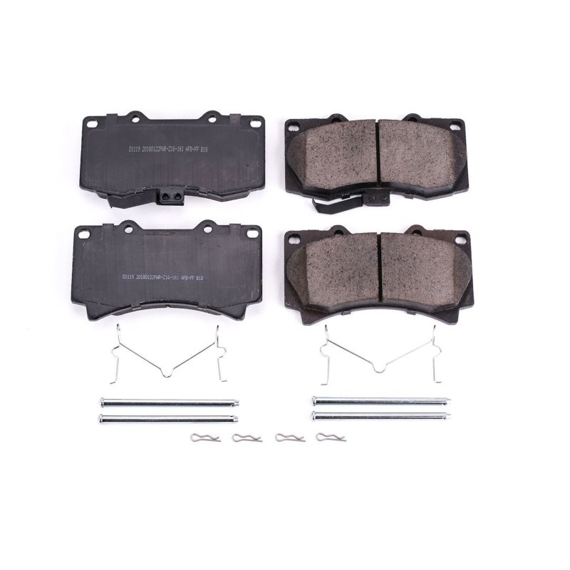 Plaquettes de frein avant Power Stop 06-10 Hummer H3 Z17 Evolution en céramique avec matériel