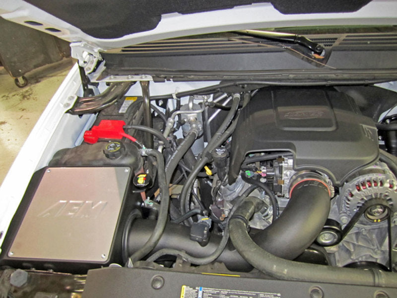 Prise d'air Brute Force Silver AEM 09-10 GM Silverado/Seirra 5,3 L-V8