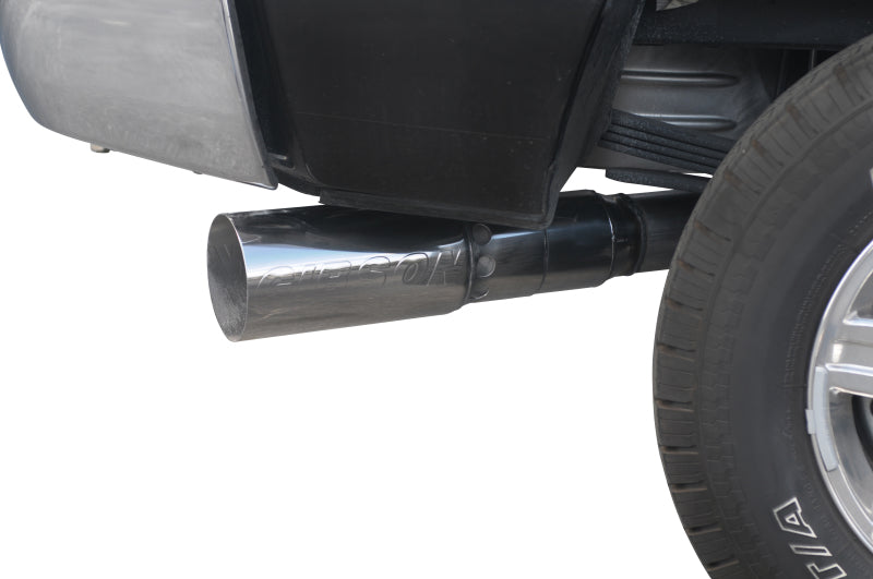 Échappement simple avec filtre arrière de 4 po pour Gibson 13-16 Ram 2500 Big Horn 6,7 L - Acier inoxydable