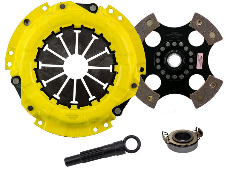 Kit d'embrayage rigide à 4 plaquettes ACT 1991 Geo Prizm Sport/Race
