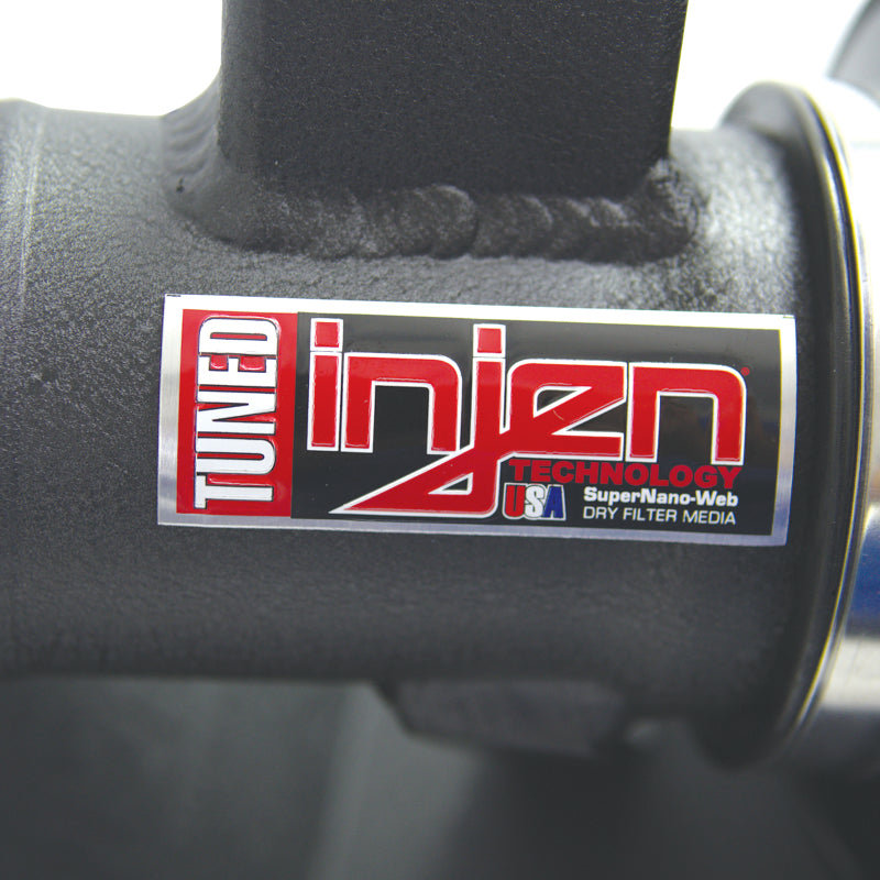 Injen 16-19 Ford Fiesta ST 1,6 L Turbo 4 cylindres Wrinkle Black Short Ram Intake avec MR Tech