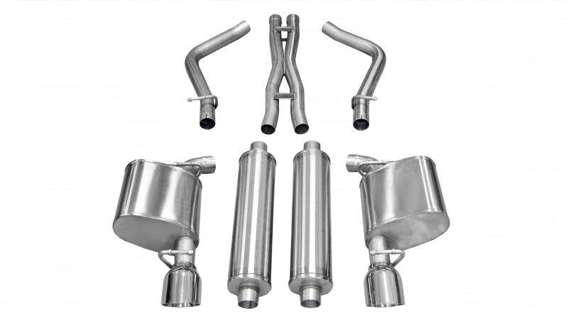 Échappement arrière poli Xtreme Cat-Back pour Chrysler 300 R/T 5,7 L V8 Corsa 11-13