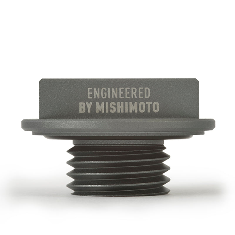 Bouchon de remplissage d'huile Mishimoto 87-01 Ford Mustang Hoonigan - Argent