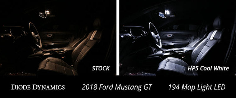 Kit d'éclairage intérieur à LED Diode Dynamics 18-19 Mustang Stage 2 Mustang - Froid - Blanc