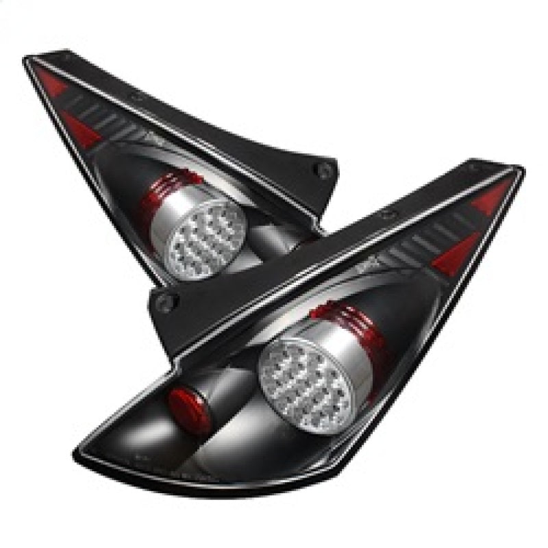 Feux arrière à LED Spyder Nissan 350Z 03-05 Noir ALT-YD-N350Z02-LED-BK