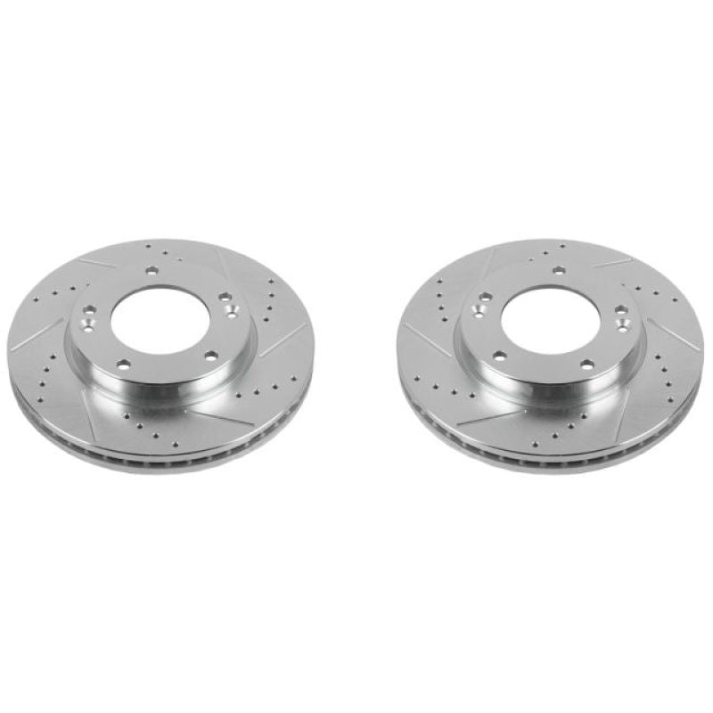 Disques de frein avant Power Stop 07-09 Kia Sorento Evolution percés et fendus - Paire
