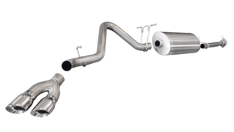Corsa 11-12 Chevrolet Silverado Ext. Cab/Std. Bed 2500 6.0L V8 Échappement sport poli Cat-Back