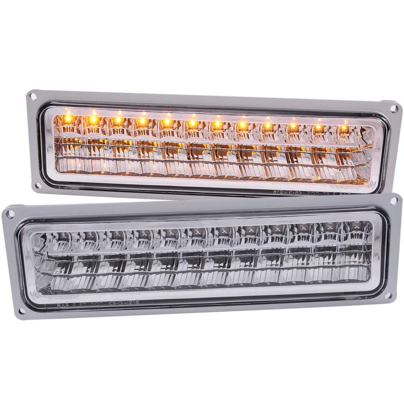 Feux de stationnement à LED ANZO 1988-1998 Chevrolet C1500 Chrome