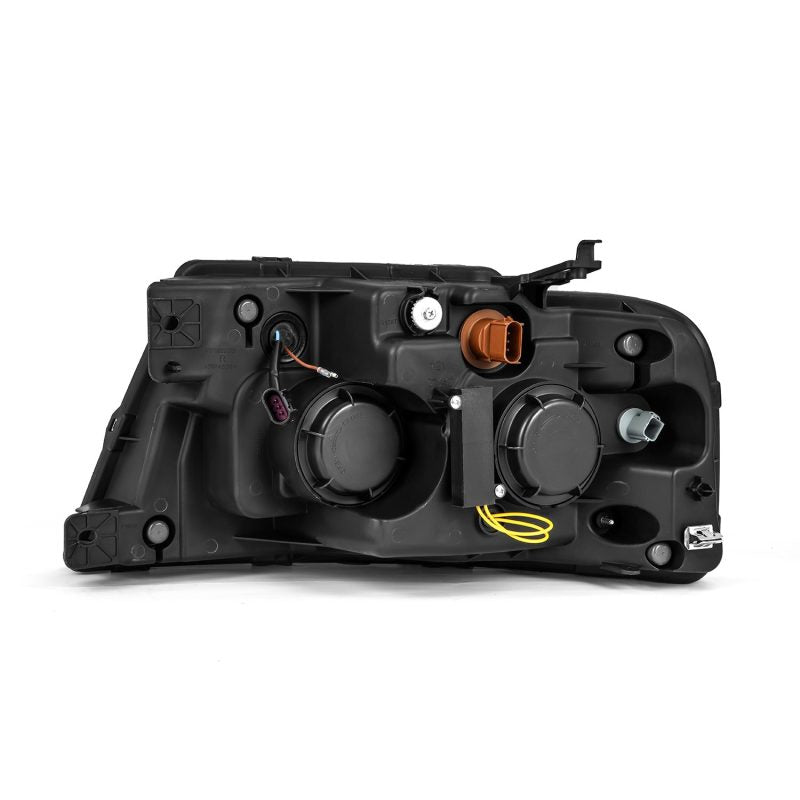 Phares de projecteur à LED AlphaRex 06-08 Lincoln Mark LT LUXX-Series Noir avec signal séquentiel