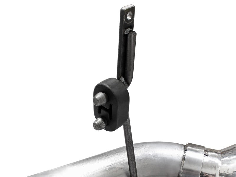 Échappement arrière DPF en acier inoxydable 409 de 4 po à grand alésage aFe HD avec embouts polis pour camions diesel Ford 15-16