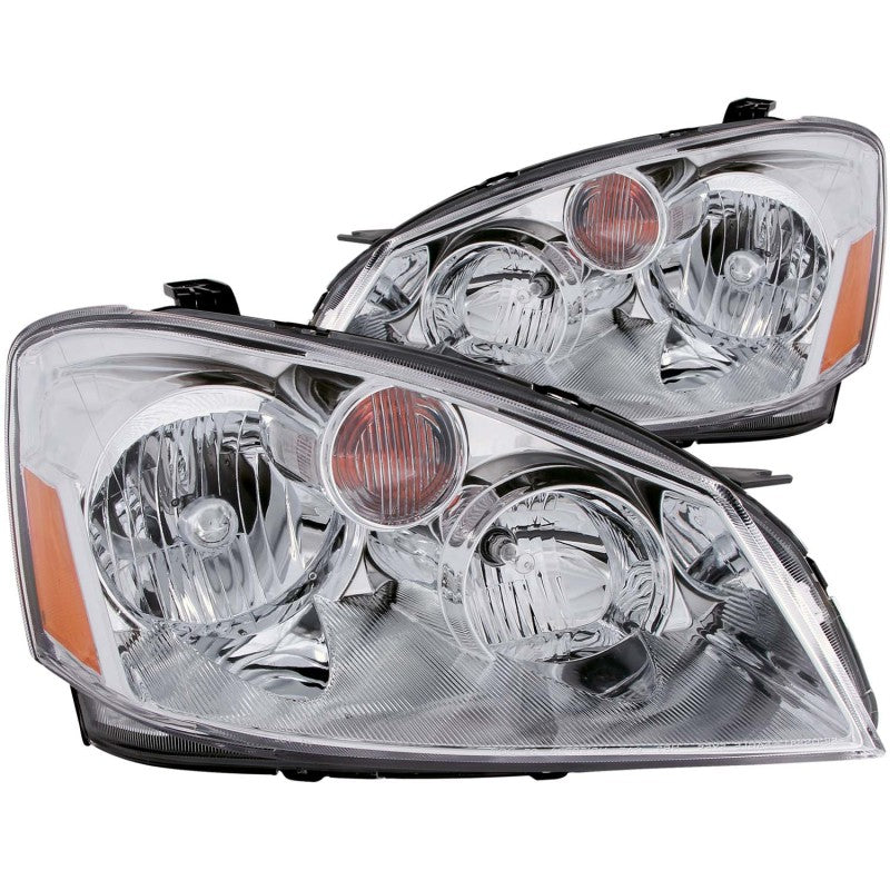 Phares avant en cristal chromés ANZO 2005-2006 Nissan Altima