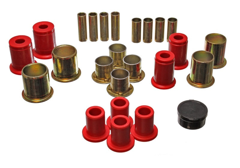 Bague de bras de suspension inférieur et supérieur avant rouge Energy Suspension Buick LeSabre 91-96 / Chevy Astro 90-94