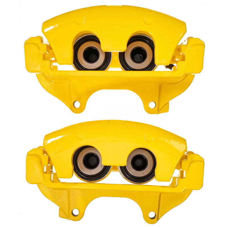Étrier avant jaune Power Stop 05-08 Dodge Magnum avec support (paire)