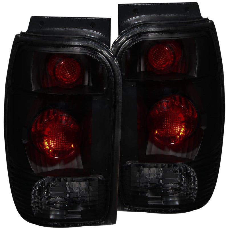 Feux arrière ANZO 1998-2001 Ford Explorer fumé foncé