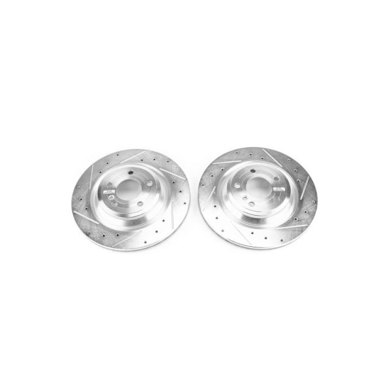 Disques de frein arrière Power Stop 15-16 Mercedes-Benz SL400 Evolution percés et fendus - Paire