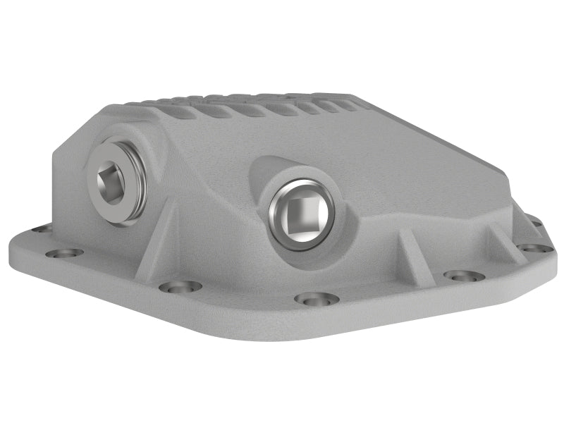 Couvercle de différentiel arrière aFe Power Street Series brut avec ailerons usinés 18-21 Jeep Wrangler JL Dana M200