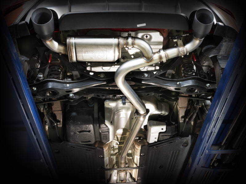 aFe 22-23 Hyundai Kona N L4 2.0L (t) Takeda 3in 304 SS Système d'échappement arrière avec embouts polis