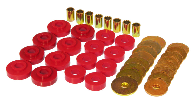 Support de carrosserie Prothane 63-69 Chevy Corvette - Rouge