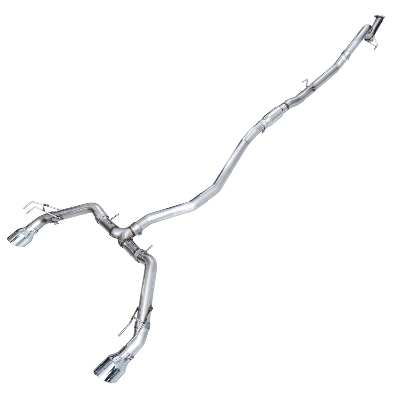 Échappement Catback AWE Tuning 22+ Honda Civic Si/Acura Integra Track Edition - Double embout chromé argenté