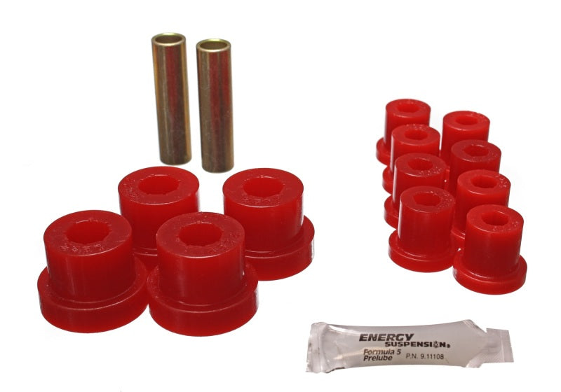 Jeu de bagues de ressorts pour Jeep Energy Suspension - Rouge