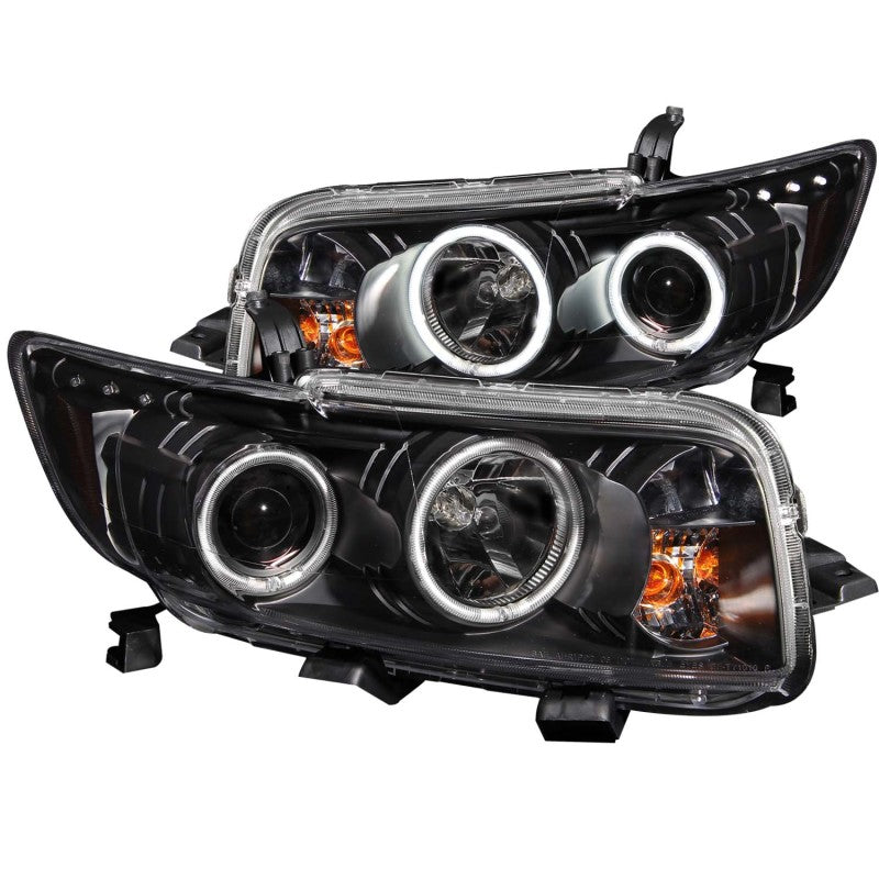 ANZO 2008-2010 Scion Xb Phares de projecteur avec halo noir