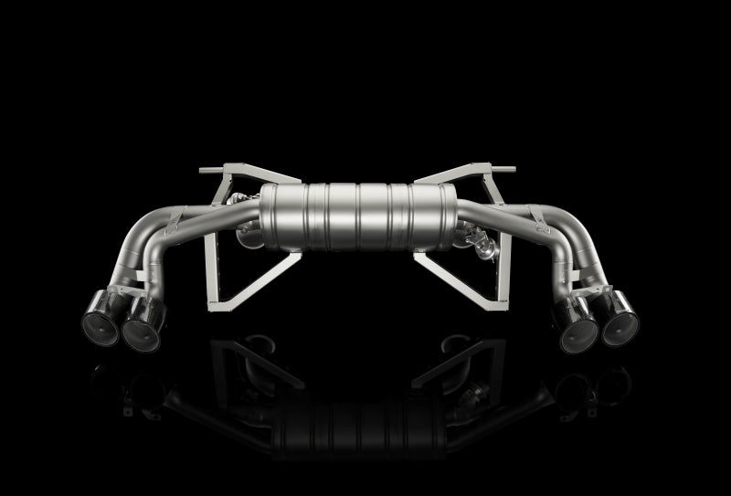 Ligne Slip-On Akrapovic 09-14 Lamborghini Gallardo LP 550-2 Coupé (Titane) (Embouts requis)