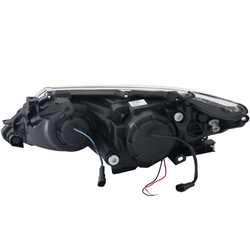 Phares de projecteur ANZO 2012-2013 Toyota Camry avec halo noir