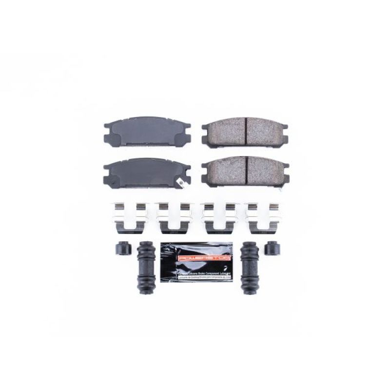 Plaquettes de frein arrière Power Stop 93-96 Subaru Impreza Z23 Evolution Sport avec matériel