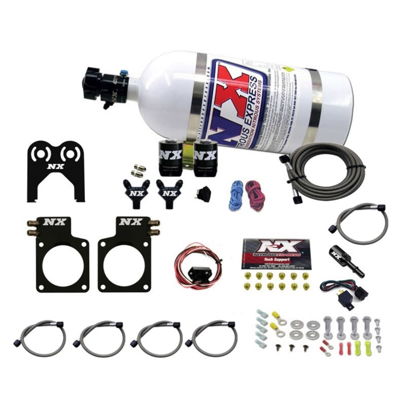 Kit de plaque d'azote Nitrous Express pour Nissan GT-R (35-300 CV) avec bouteille de 10 lb