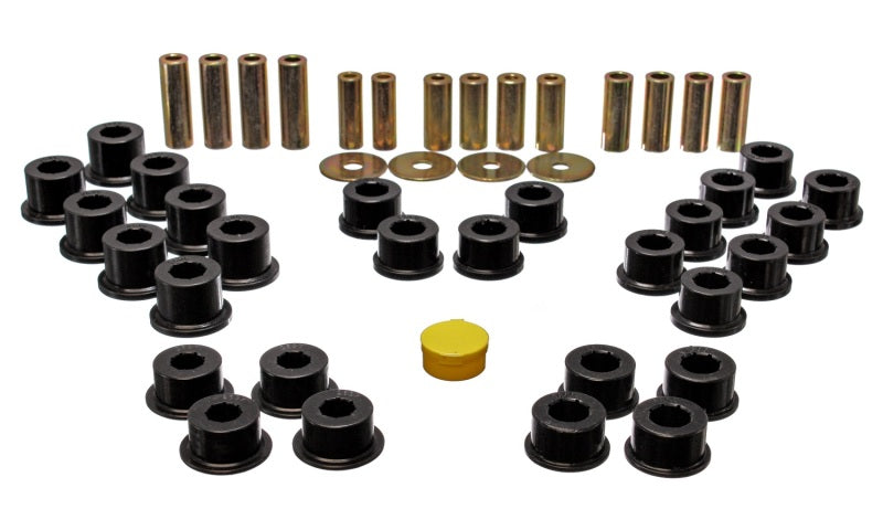 Ensemble de bagues de bras de suspension arrière noires pour Mazda Miata 90-97 Energy Suspension