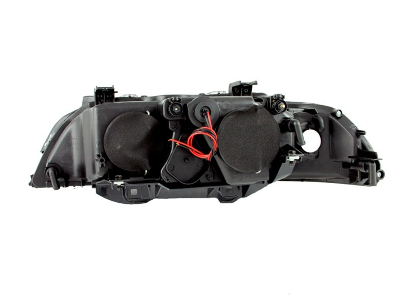 Phares de projecteur ANZO 1997-2001 BMW Série 5 avec halo noir