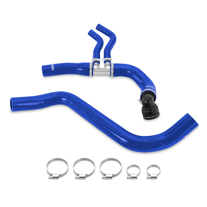 Kit de durites de radiateur en silicone EcoBoost Mishimoto 15-17 Ford Expedition 3,5 L - Bleu