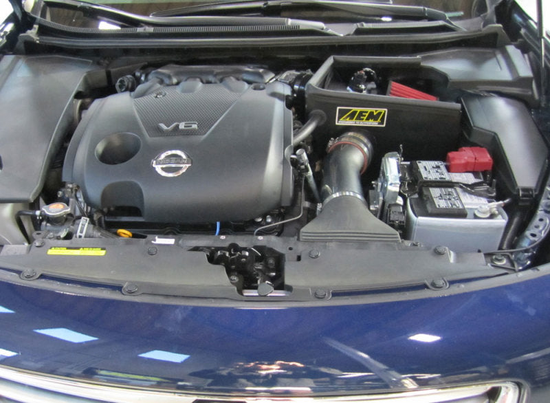 Prise d'air froid argentée AEM 11-12 Nissan Maxima 3,5 L V6