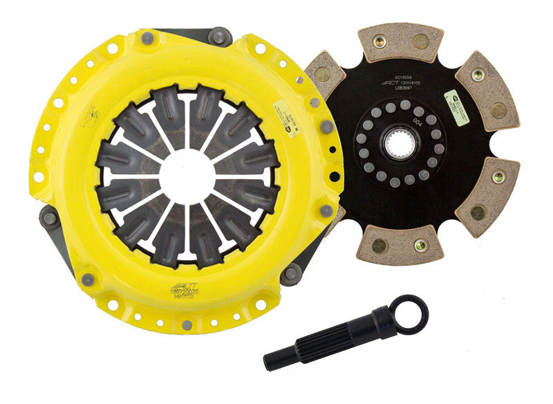 Kit d'embrayage rigide à 4 plaquettes ACT 2003 pour Mitsubishi Lancer XT/Race