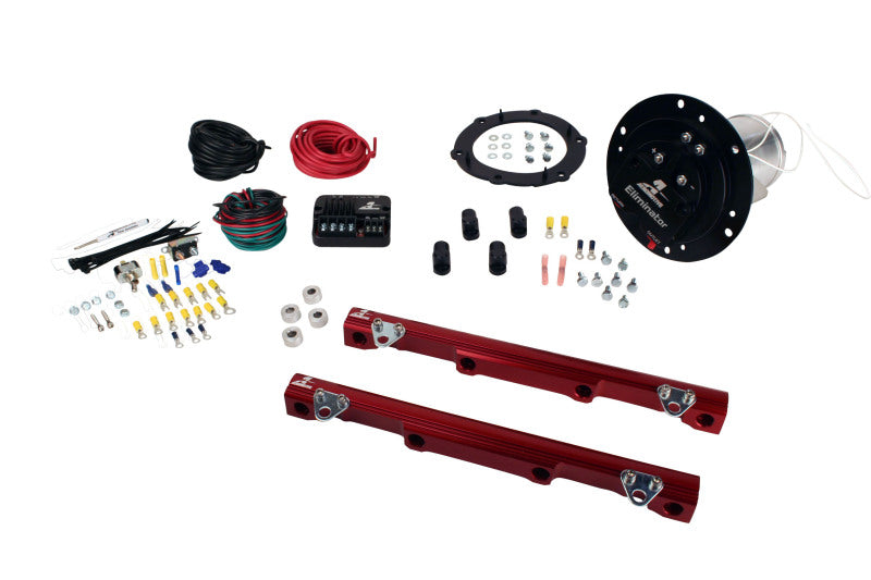 Système de carburant Aeromotive 03-04 Cobra - Éliminateur/Rails/PSC/Raccords