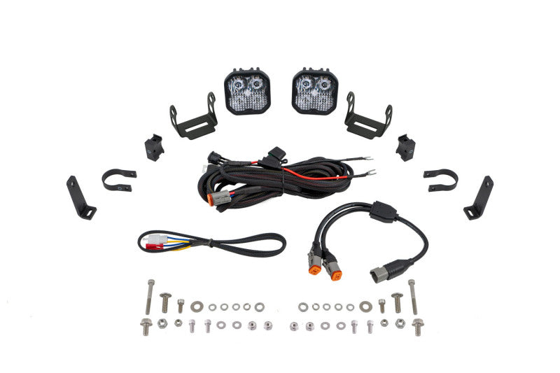 Kit de pare-chocs à LED Diode Dynamics SS3 1 1/2 po pour arceau de sécurité Max - Combo blanc (paire)