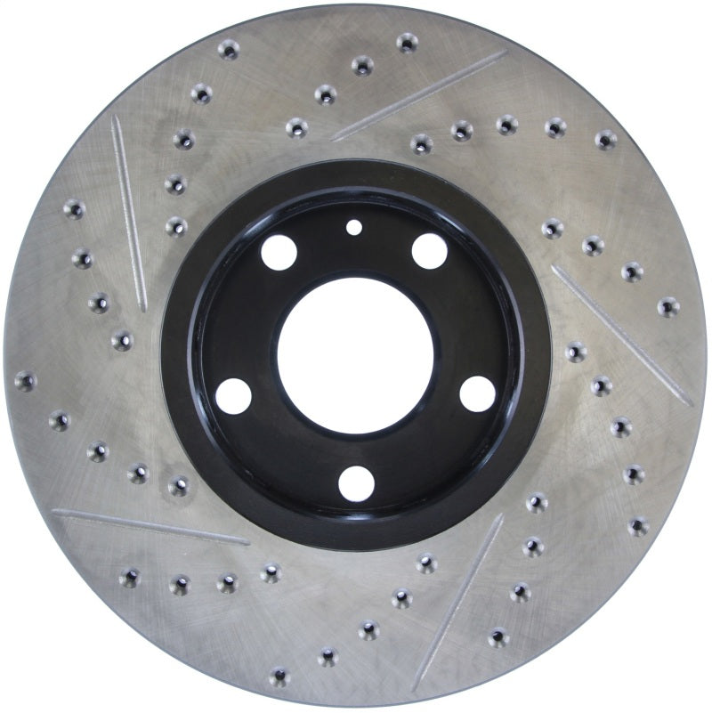 Rotor avant gauche rainuré et percé StopTech 96-7/04 Audi A4 / 95-01 A6 / 7/98-05 VW Passat