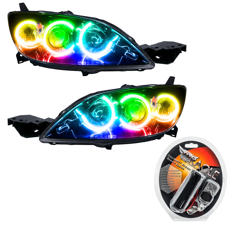 Oracle 04-09 Mazda 3 SMD HL - 4DR - Style halogène - ColorSHIFT VOIR LA GARANTIE