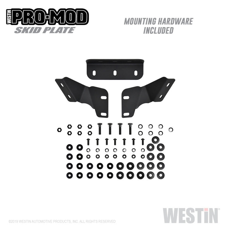Plaque de protection Westin 19-22 Ford Ranger Outlaw/Pro-Mod - Tex. Blk