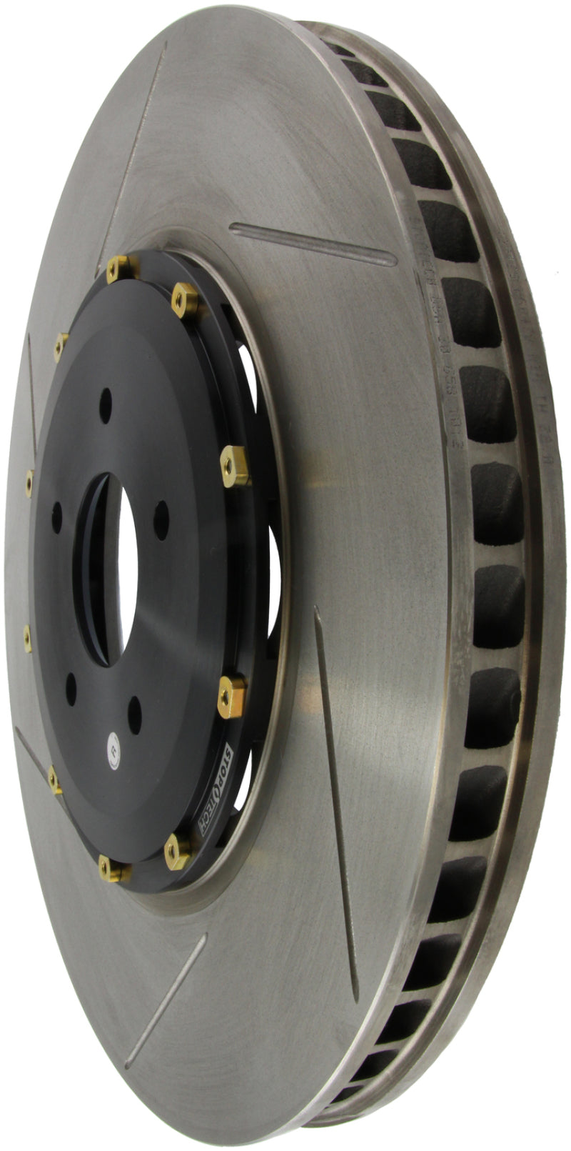 Kit de rotor aérodynamique en fonte nue fendue avant droite 380x34 mm pour Nissan GT-R 09-11 StopTech