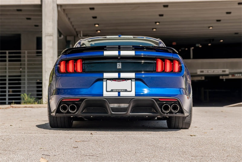 Ford Mustang GT350/R Corsa 2015-2020 5.2L V8 Double Cat-Back arrière - Double sortie arrière en acier inoxydable