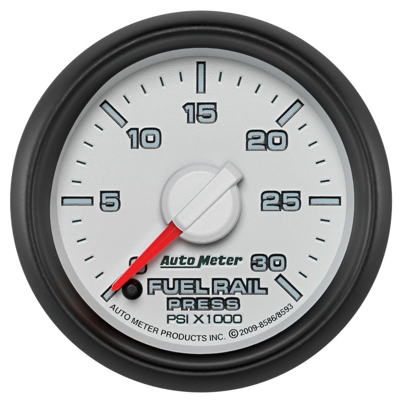 Manomètre de pression de rampe de carburant diesel Autometer Factory Match 52,4 mm 0-30 000 PSI SE, Cummins 6,7 L, Dodge