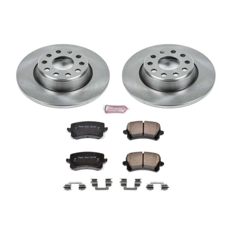 Kit de freins arrière Power Stop Autospecialty pour Volkswagen Passat 2009