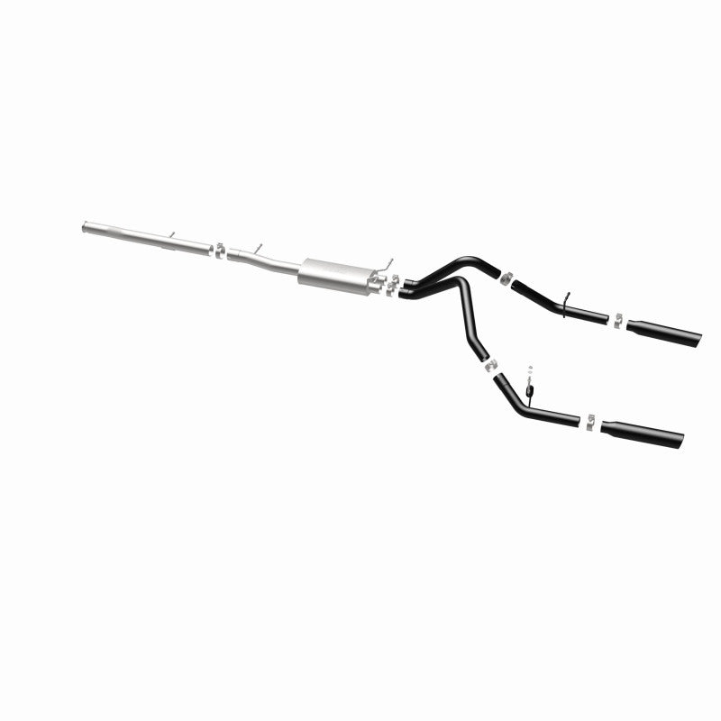 Cat-Back MagnaFlow SYS 3,5 pouces à embouts arrière divisés doubles noirs 10-13 Chevy Silverado / GMC Sierra 5,3 L