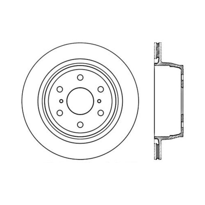 Rotor CRYO-STOP avant et arrière pour Cadillac Escalade 07-19 de Stoptech