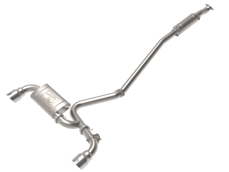 aFe 22-23 Hyundai Kona N L4-2.0L (t) Takeda 3in 304 SS Cat-Back Système d'échappement avec embouts polis