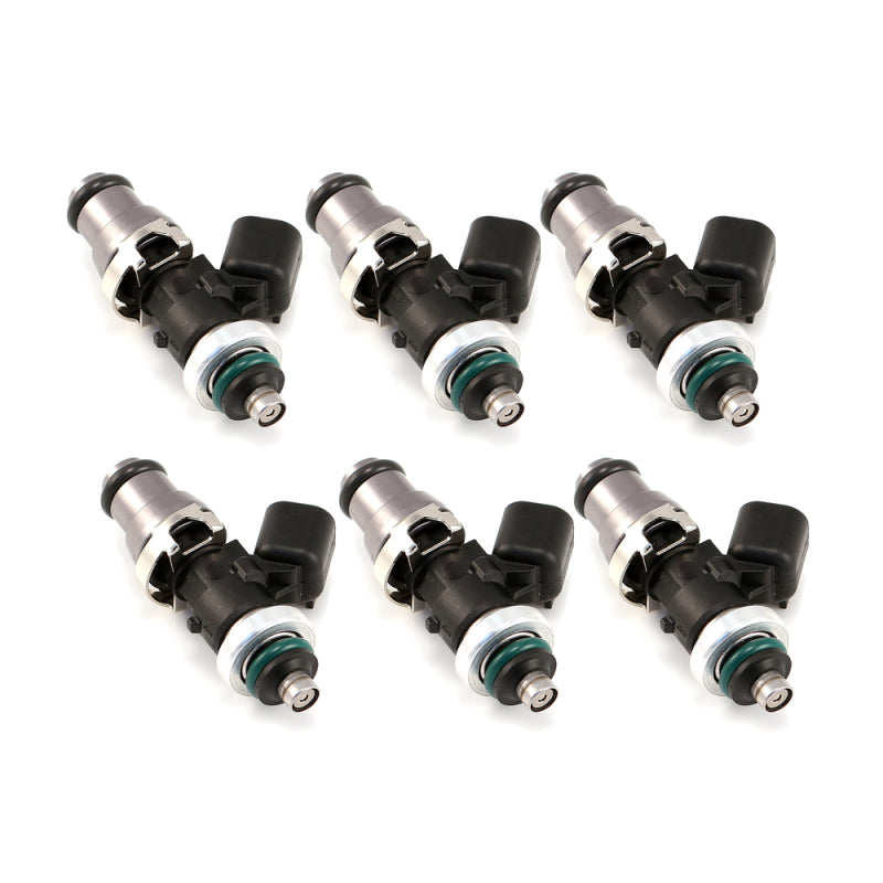 Injector Dynamics ID1050X Injecteurs 14 mm (gris) Adaptateur supérieur GTR Entretoise inférieure (lot de 6)