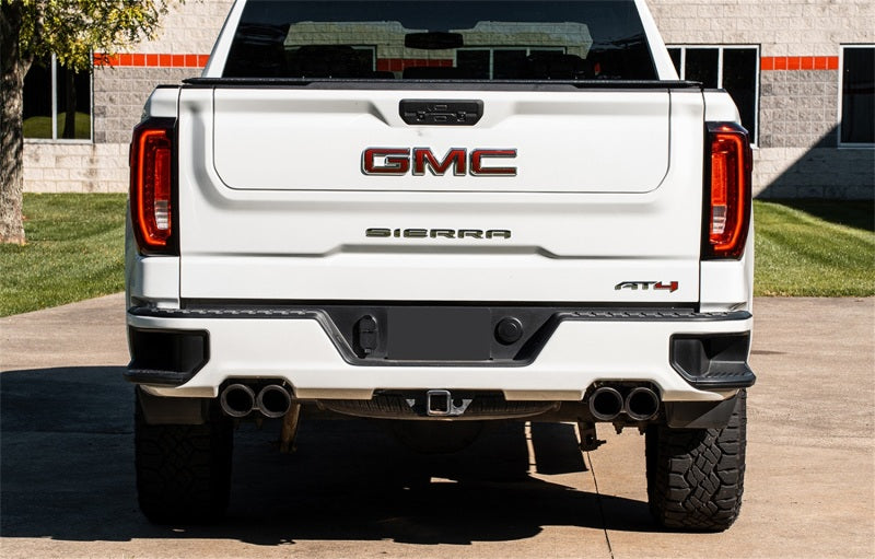 Corsa 19-23 Chevy Silverado 1500 CatBack Double sortie arrière avec deux embouts ProSeries de 4 po Black Powder Ct