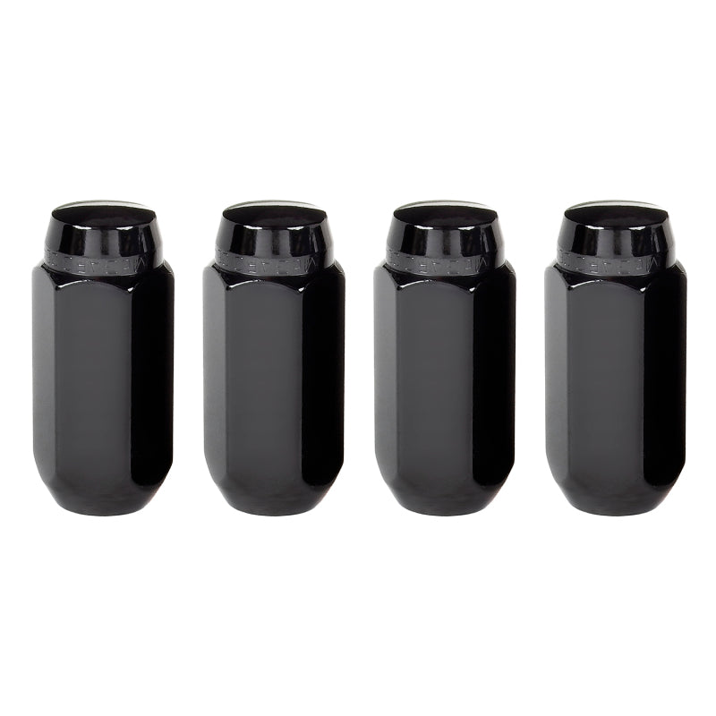 Écrou de roue hexagonal McGard (siège conique) M14X1,5 / 22 mm hexagonal / 1,945 po de longueur (paquet de 4) - Noir